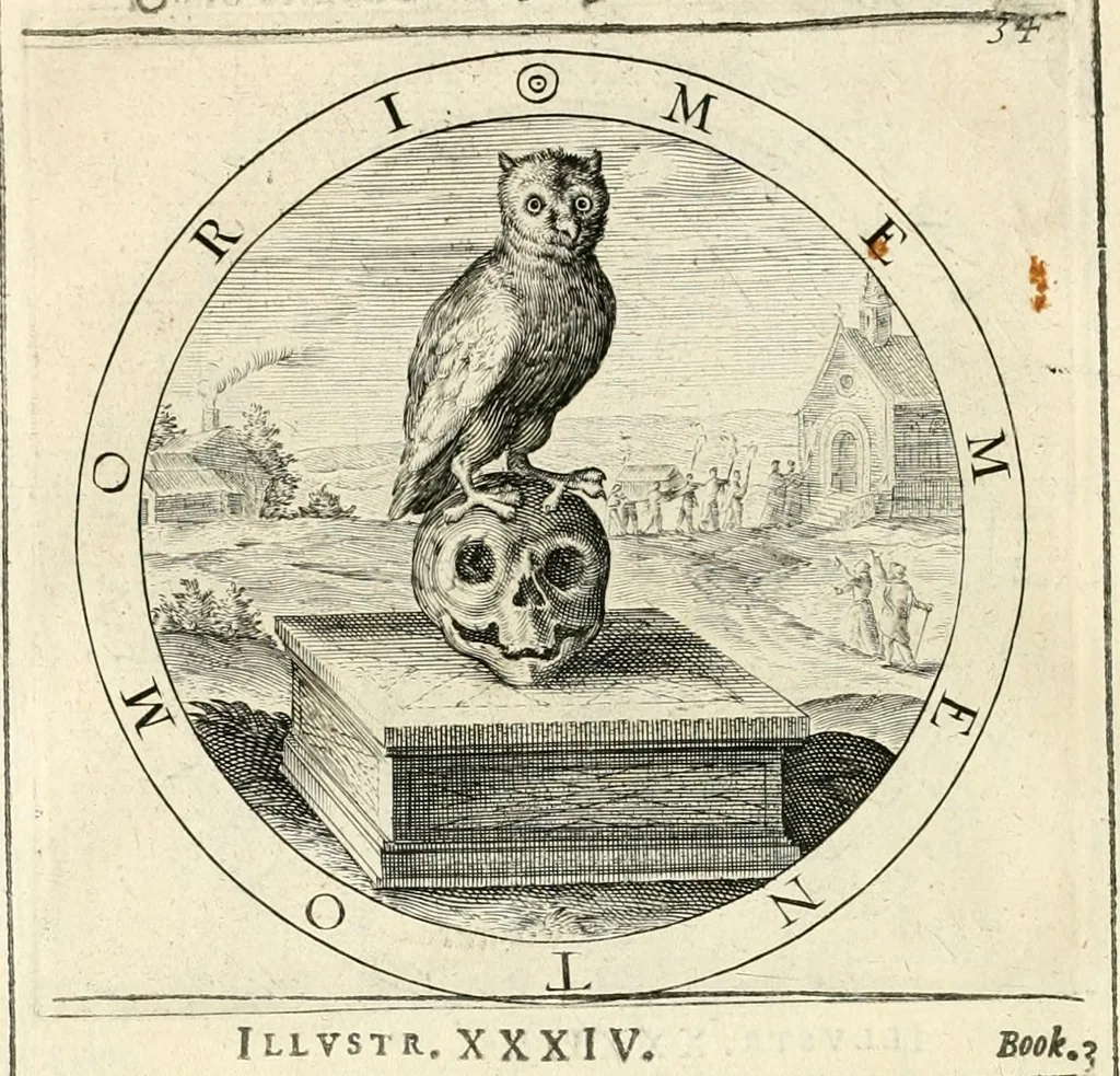 An illustration from A collection of emblemes, ancient and moderne : quickened vvith metricall illustrations, both morall and divine : and disposed into lotteries, that instruction and good counsell may bee furthered by an honest and pleasant recreation, 1635, leaf 195
