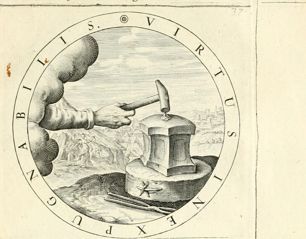 An illustration from A collection of emblemes, ancient and moderne : quickened vvith metricall illustrations, both morall and divine : and disposed into lotteries, that instruction and good counsell may bee furthered by an honest and pleasant recreation, 1635, leaf 198