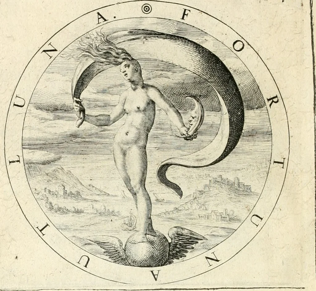 An illustration from A collection of emblemes, ancient and moderne : quickened vvith metricall illustrations, both morall and divine : and disposed into lotteries, that instruction and good counsell may bee furthered by an honest and pleasant recreation, 1635, leaf 201
