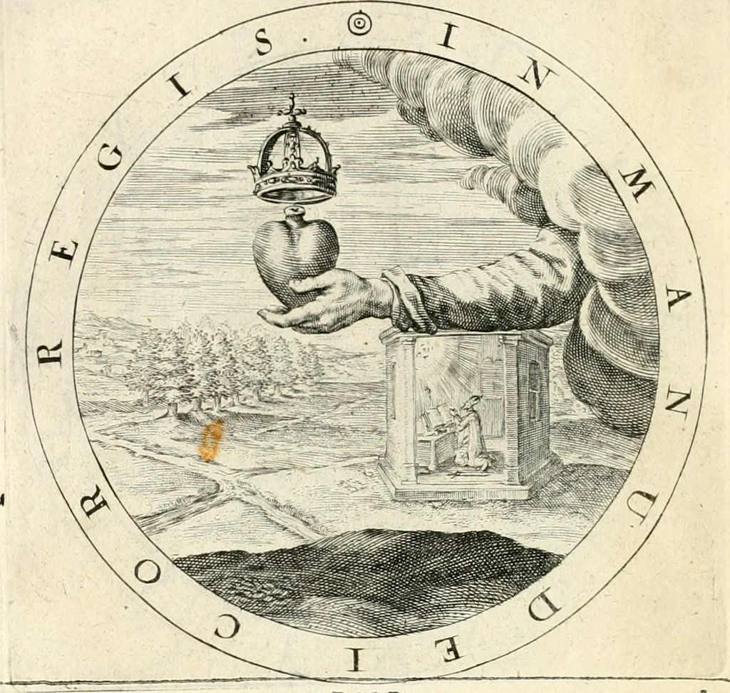 An illustration from A collection of emblemes, ancient and moderne : quickened vvith metricall illustrations, both morall and divine : and disposed into lotteries, that instruction and good counsell may bee furthered by an honest and pleasant recreation, 1635, leaf 207