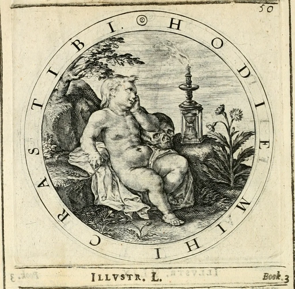 An illustration from A collection of emblemes, ancient and moderne : quickened vvith metricall illustrations, both morall and divine : and disposed into lotteries, that instruction and good counsell may bee furthered by an honest and pleasant recreation, 1635, leaf 211