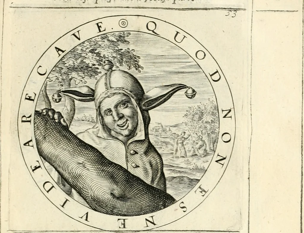 An illustration from A collection of emblemes, ancient and moderne : quickened vvith metricall illustrations, both morall and divine : and disposed into lotteries, that instruction and good counsell may bee furthered by an honest and pleasant recreation, 1635, leaf 232