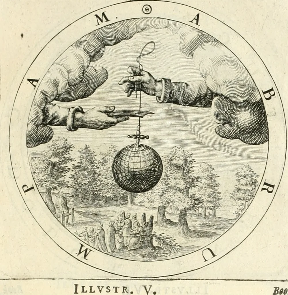 An illustration from A collection of emblemes, ancient and moderne : quickened vvith metricall illustrations, both morall and divine : and disposed into lotteries, that instruction and good counsell may bee furthered by an honest and pleasant recreation, 1635, leaf 234