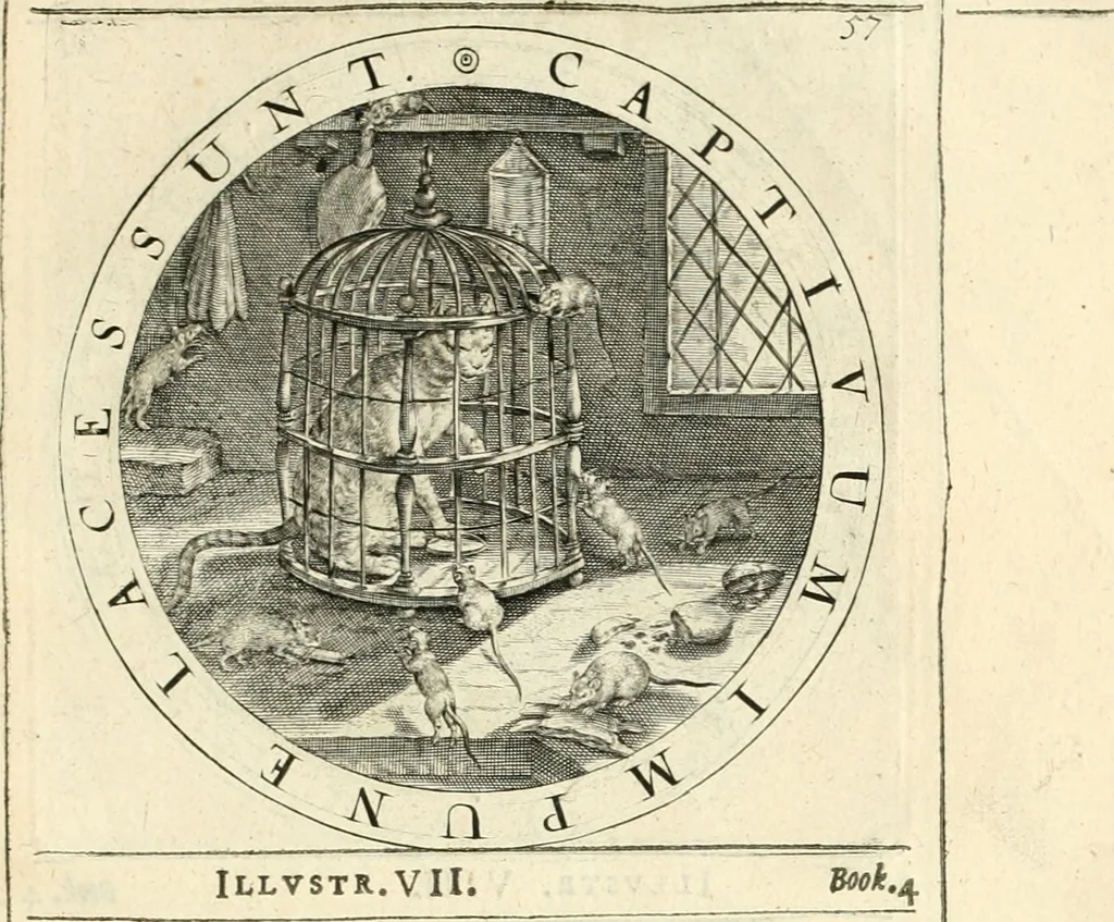 An illustration from A collection of emblemes, ancient and moderne : quickened vvith metricall illustrations, both morall and divine : and disposed into lotteries, that instruction and good counsell may bee furthered by an honest and pleasant recreation, 1635, leaf 236