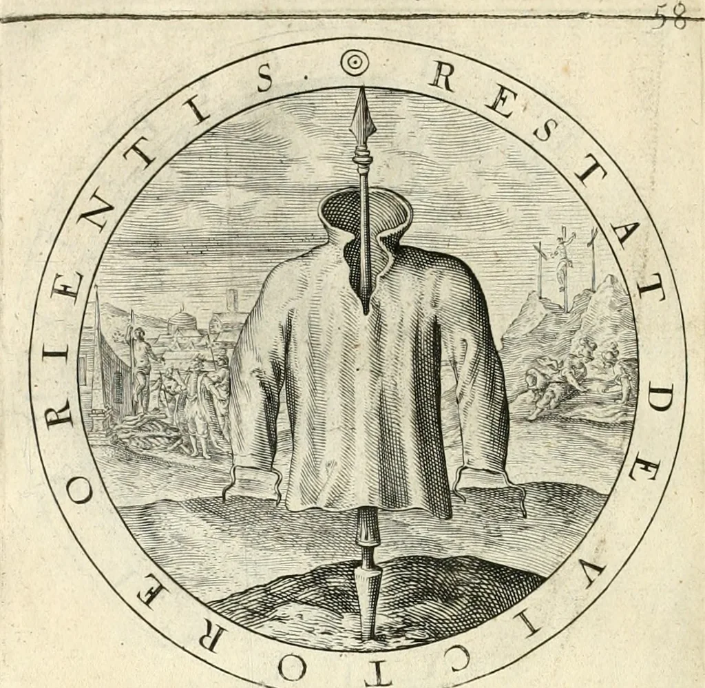 An illustration from A collection of emblemes, ancient and moderne : quickened vvith metricall illustrations, both morall and divine : and disposed into lotteries, that instruction and good counsell may bee furthered by an honest and pleasant recreation, 1635, leaf 237