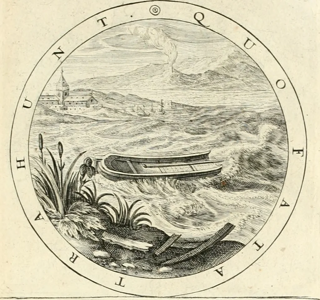An illustration from A collection of emblemes, ancient and moderne : quickened vvith metricall illustrations, both morall and divine : and disposed into lotteries, that instruction and good counsell may bee furthered by an honest and pleasant recreation, 1635, leaf 242