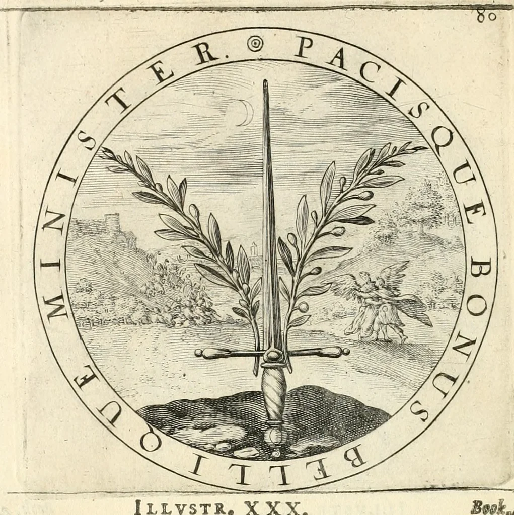 An illustration from A collection of emblemes, ancient and moderne : quickened vvith metricall illustrations, both morall and divine : and disposed into lotteries, that instruction and good counsell may bee furthered by an honest and pleasant recreation, 1635, leaf 259