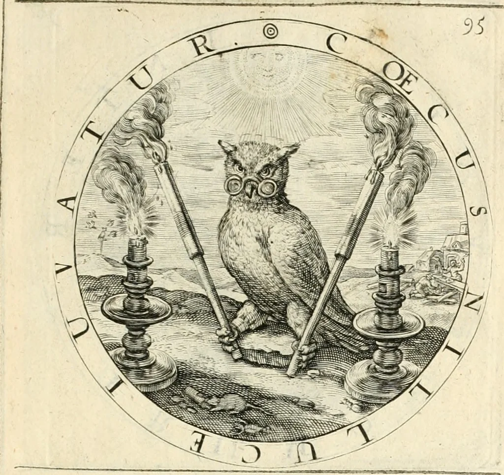 An illustration from A collection of emblemes, ancient and moderne : quickened vvith metricall illustrations, both morall and divine : and disposed into lotteries, that instruction and good counsell may bee furthered by an honest and pleasant recreation, 1635, leaf 274