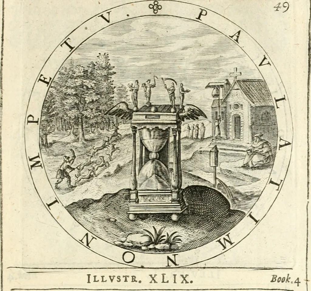 An illustration from A collection of emblemes, ancient and moderne : quickened vvith metricall illustrations, both morall and divine : and disposed into lotteries, that instruction and good counsell may bee furthered by an honest and pleasant recreation, 1635, leaf 278