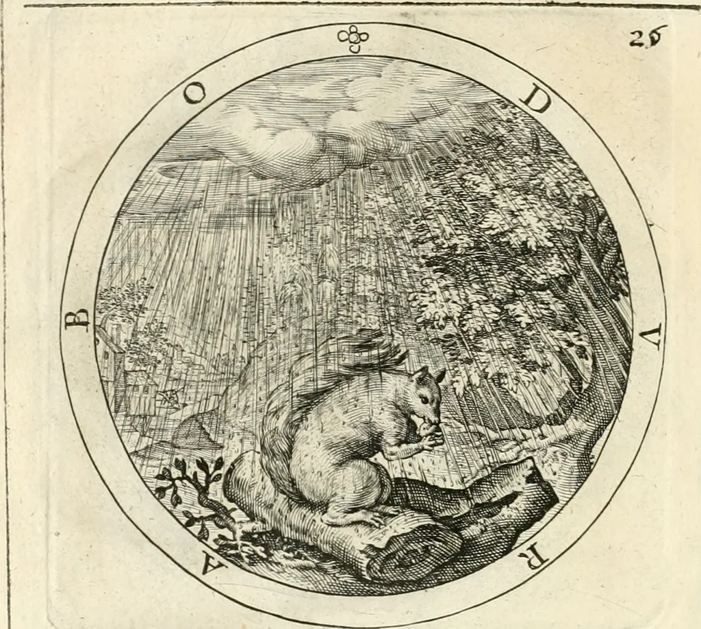 An illustration from A collection of emblemes, ancient and moderne : quickened vvith metricall illustrations, both morall and divine : and disposed into lotteries, that instruction and good counsell may bee furthered by an honest and pleasant recreation, 1635, leaf 51