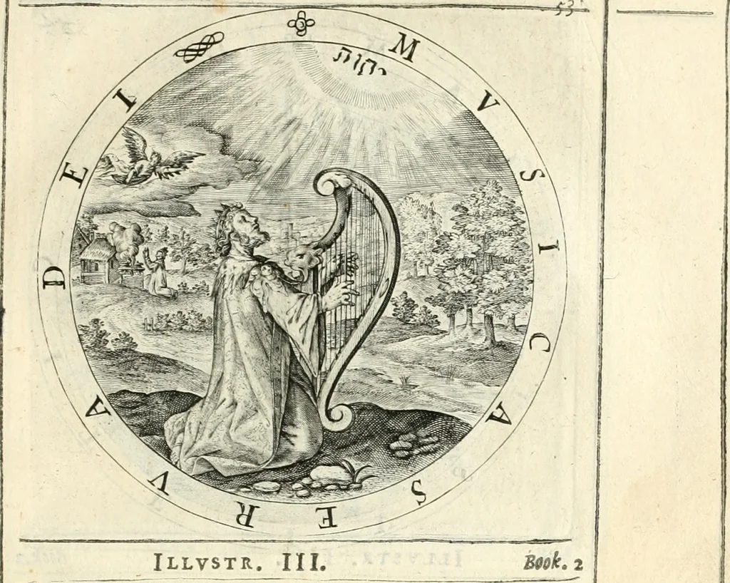 An illustration from A collection of emblemes, ancient and moderne : quickened vvith metricall illustrations, both morall and divine : and disposed into lotteries, that instruction and good counsell may bee furthered by an honest and pleasant recreation, 1635, leaf 96