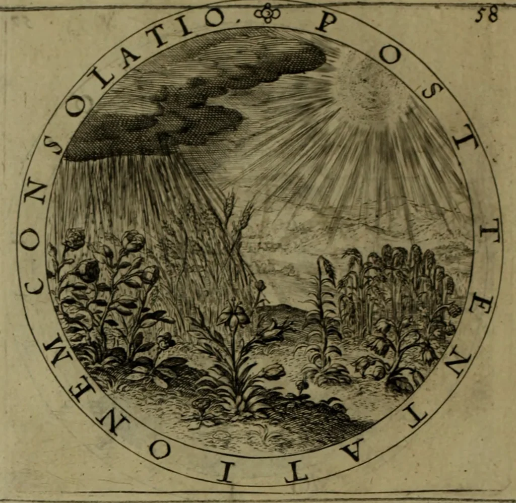An illustration from A collection of emblemes, ancient and moderne : quickened vvith metricall illvstrations, both morall and divine, and disposed into lotteries, that instruction and good counsell may bee furthered by an honest and pleasant recreation, 1635, leaf 101