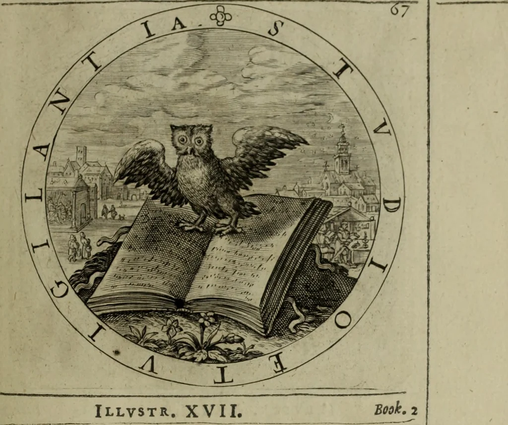 An illustration from A collection of emblemes, ancient and moderne : quickened vvith metricall illvstrations, both morall and divine, and disposed into lotteries, that instruction and good counsell may bee furthered by an honest and pleasant recreation, 1635, leaf 110
