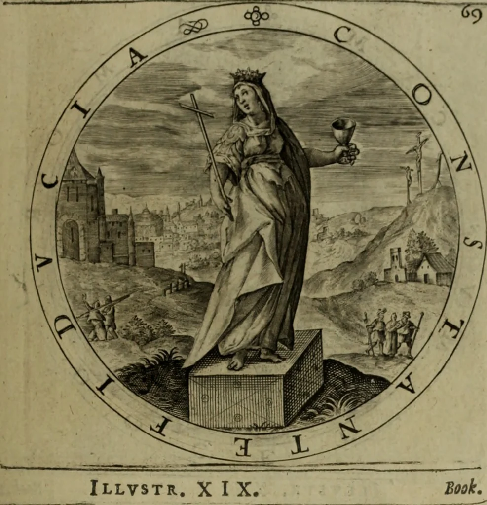 An illustration from A collection of emblemes, ancient and moderne : quickened vvith metricall illvstrations, both morall and divine, and disposed into lotteries, that instruction and good counsell may bee furthered by an honest and pleasant recreation, 1635, leaf 112