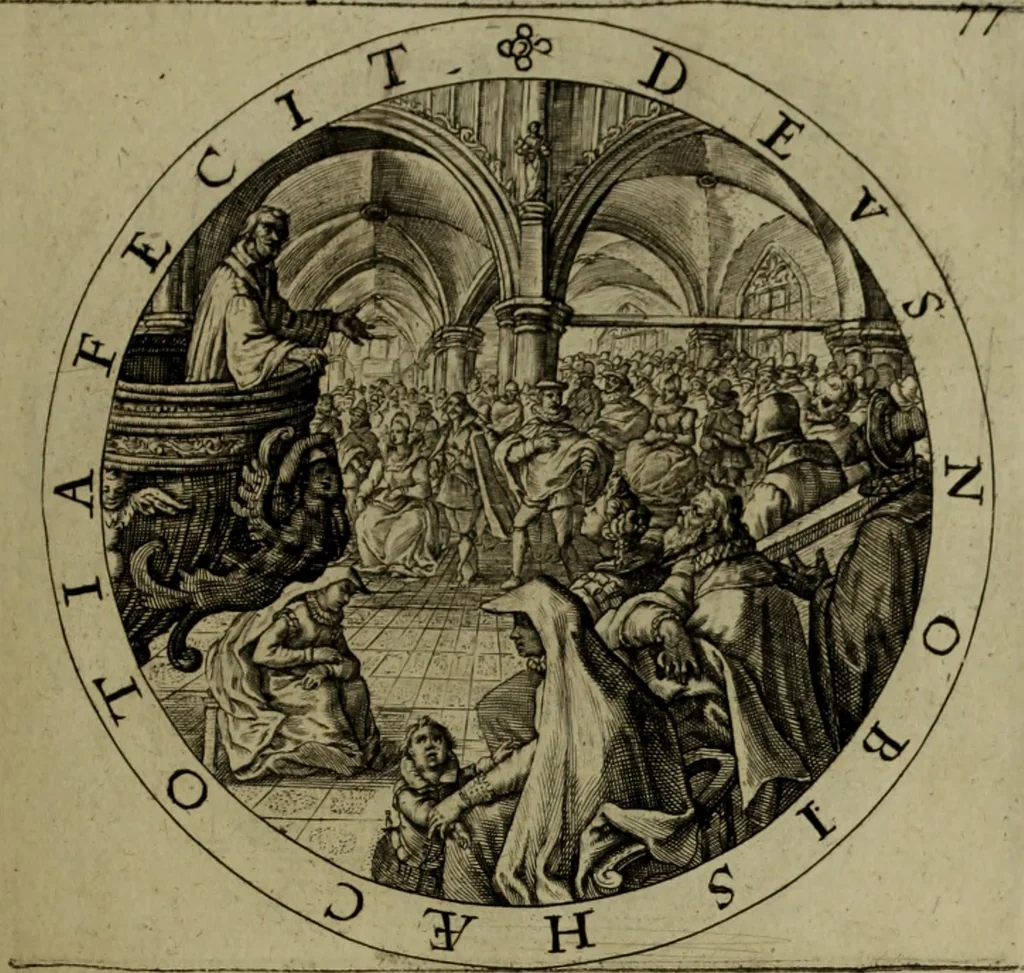 An illustration from A collection of emblemes, ancient and moderne : quickened vvith metricall illvstrations, both morall and divine, and disposed into lotteries, that instruction and good counsell may bee furthered by an honest and pleasant recreation, 1635, leaf 120
