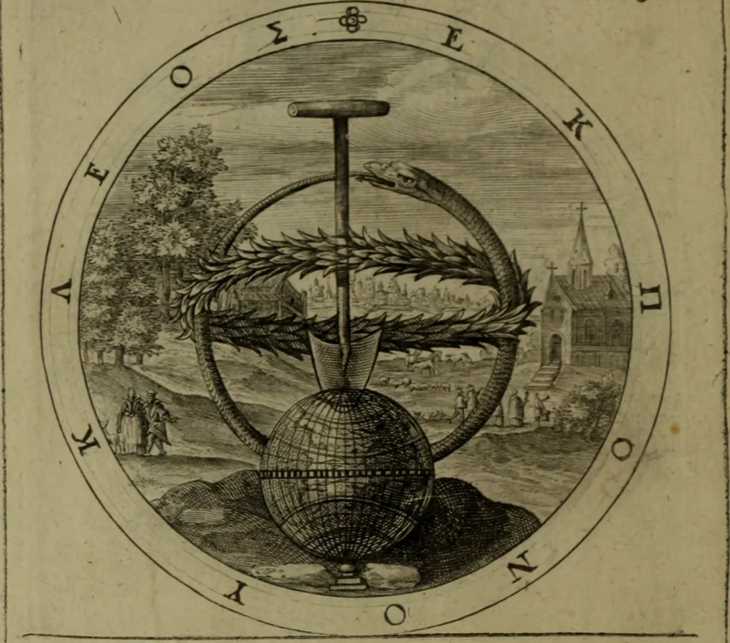 An illustration from A collection of emblemes, ancient and moderne : quickened vvith metricall illvstrations, both morall and divine, and disposed into lotteries, that instruction and good counsell may bee furthered by an honest and pleasant recreation, 1635, leaf 123