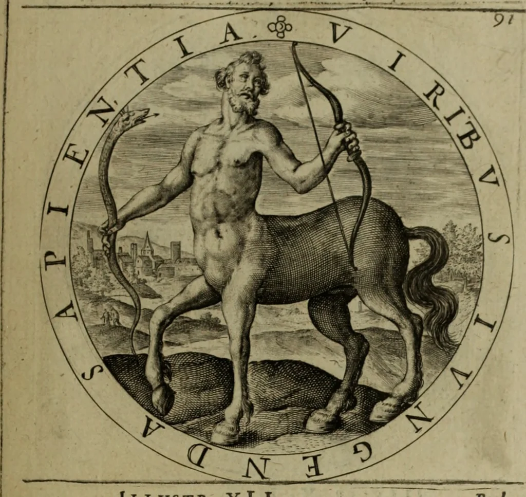 An illustration from A collection of emblemes, ancient and moderne : quickened vvith metricall illvstrations, both morall and divine, and disposed into lotteries, that instruction and good counsell may bee furthered by an honest and pleasant recreation, 1635, leaf 134