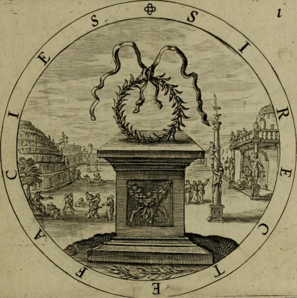 An illustration from A collection of emblemes, ancient and moderne : quickened vvith metricall illvstrations, both morall and divine, and disposed into lotteries, that instruction and good counsell may bee furthered by an honest and pleasant recreation, 1635, leaf 162