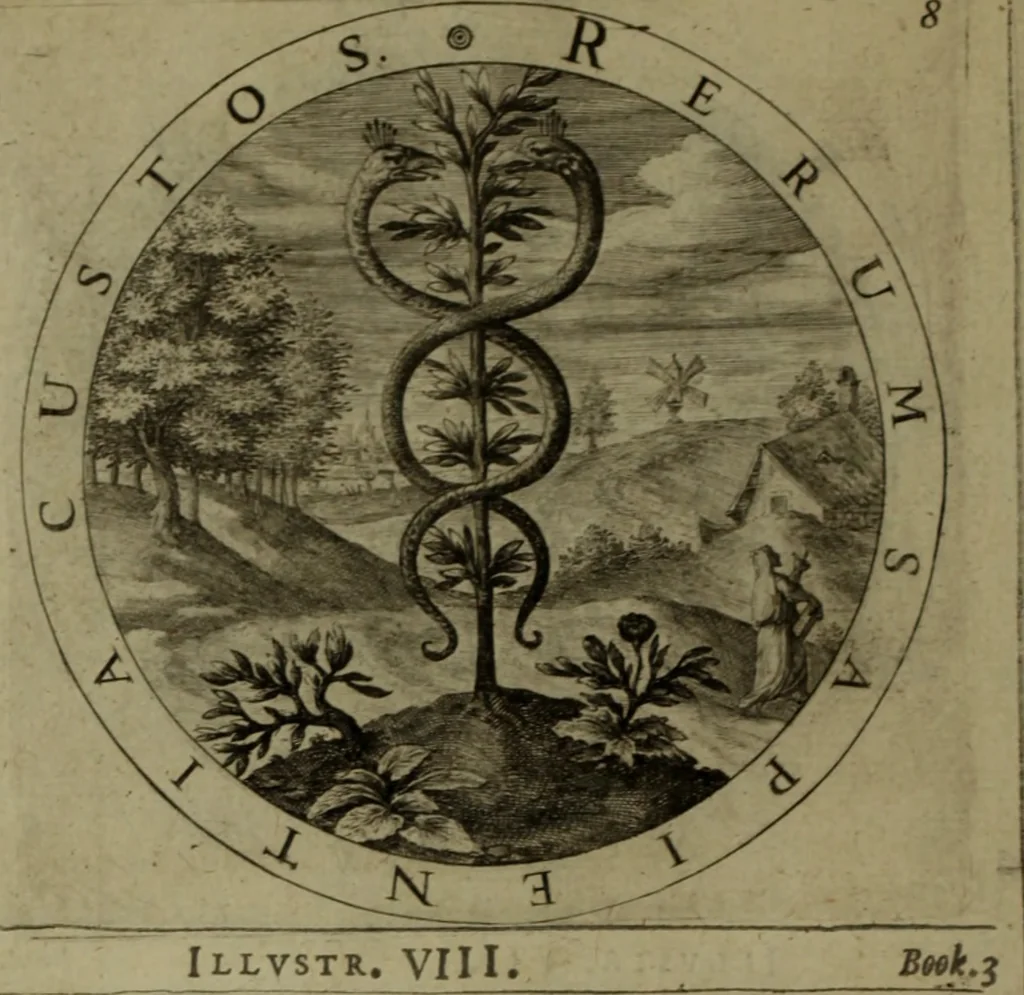 An illustration from A collection of emblemes, ancient and moderne : quickened vvith metricall illvstrations, both morall and divine, and disposed into lotteries, that instruction and good counsell may bee furthered by an honest and pleasant recreation, 1635, leaf 169