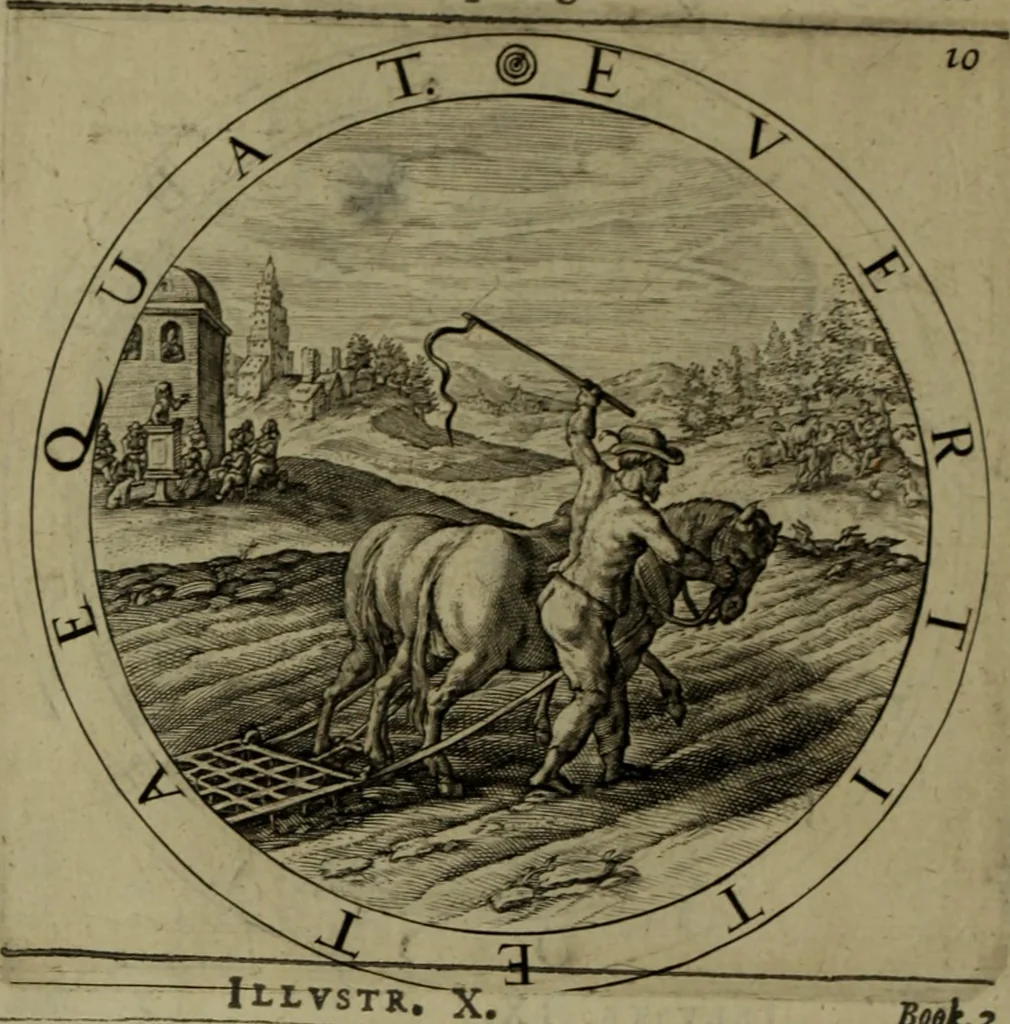 An illustration from A collection of emblemes, ancient and moderne : quickened vvith metricall illvstrations, both morall and divine, and disposed into lotteries, that instruction and good counsell may bee furthered by an honest and pleasant recreation, 1635, leaf 171