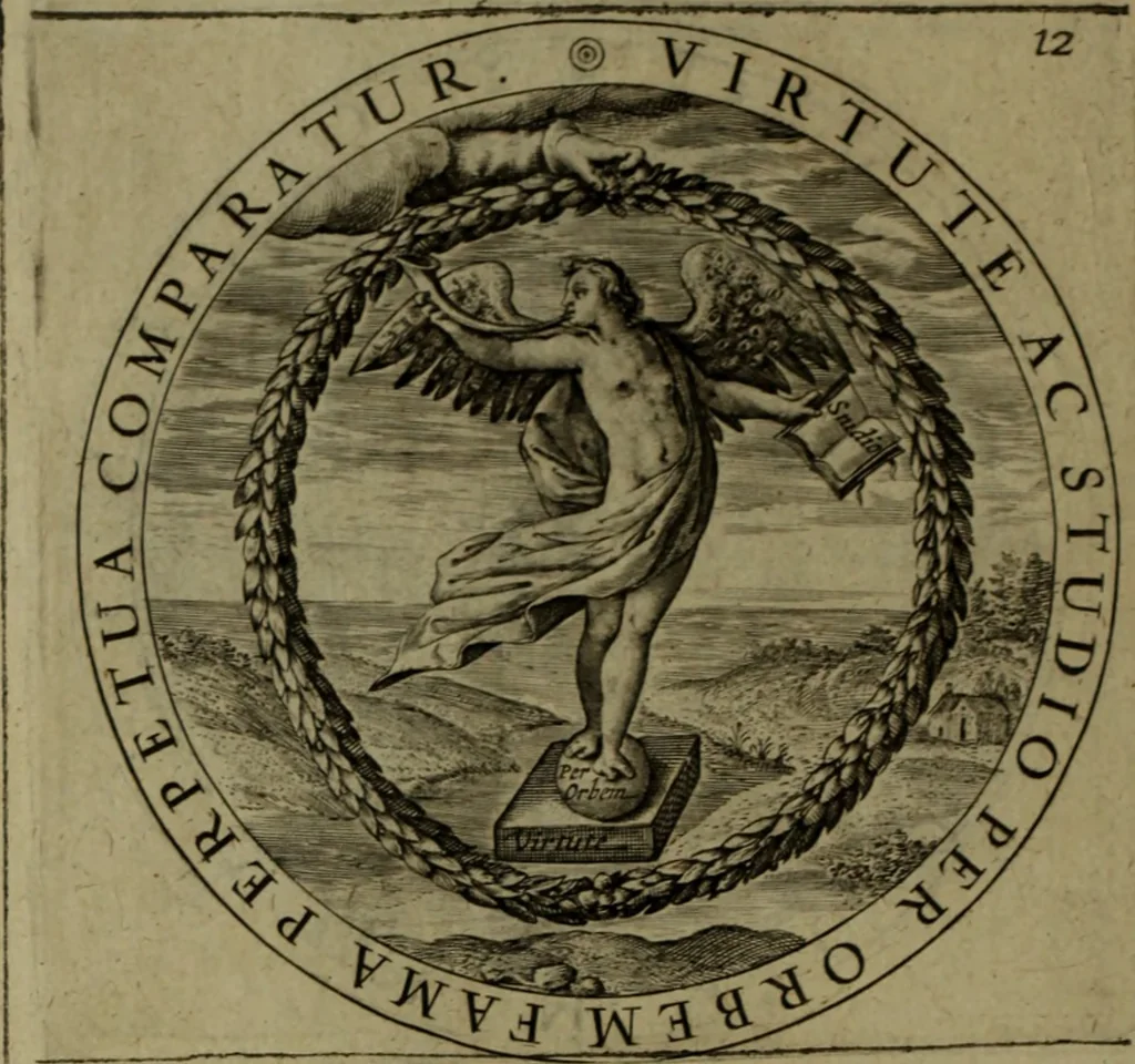 An illustration from A collection of emblemes, ancient and moderne : quickened vvith metricall illvstrations, both morall and divine, and disposed into lotteries, that instruction and good counsell may bee furthered by an honest and pleasant recreation, 1635, leaf 173