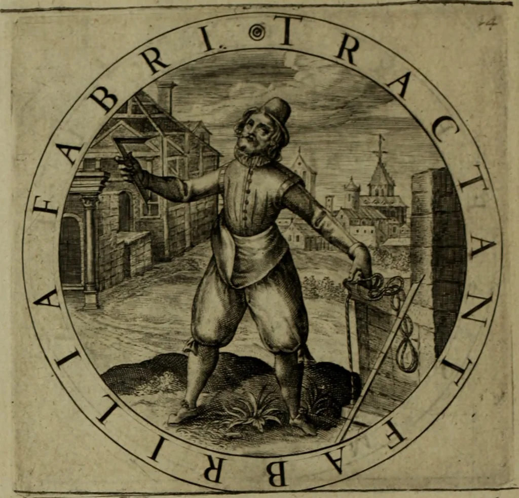 An illustration from A collection of emblemes, ancient and moderne : quickened vvith metricall illvstrations, both morall and divine, and disposed into lotteries, that instruction and good counsell may bee furthered by an honest and pleasant recreation, 1635, leaf 175