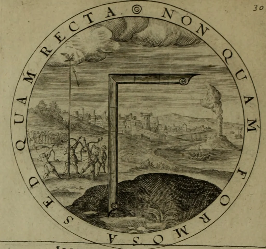 An illustration from A collection of emblemes, ancient and moderne : quickened vvith metricall illvstrations, both morall and divine, and disposed into lotteries, that instruction and good counsell may bee furthered by an honest and pleasant recreation, 1635, leaf 191
