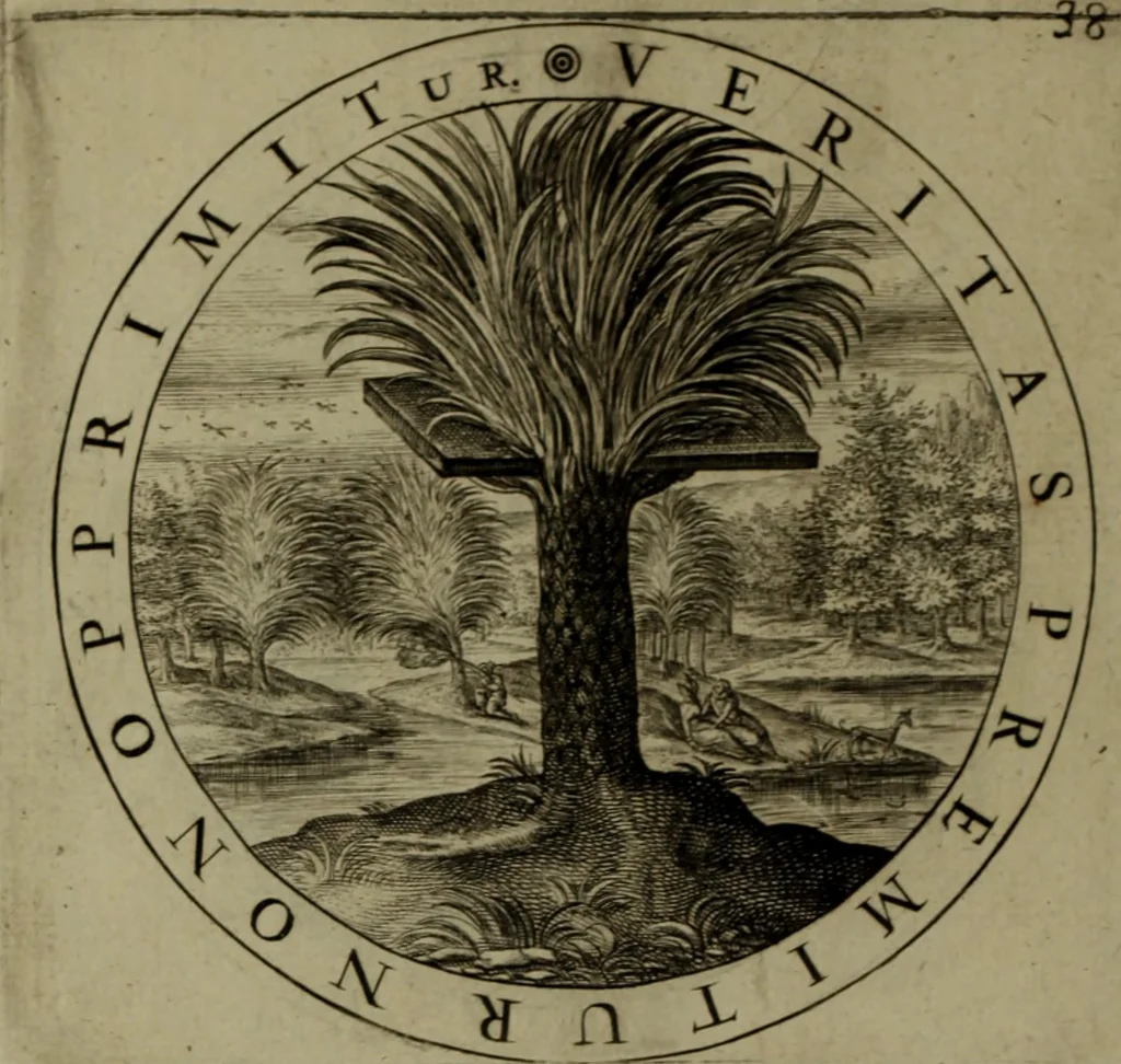An illustration from A collection of emblemes, ancient and moderne : quickened vvith metricall illvstrations, both morall and divine, and disposed into lotteries, that instruction and good counsell may bee furthered by an honest and pleasant recreation, 1635, leaf 199