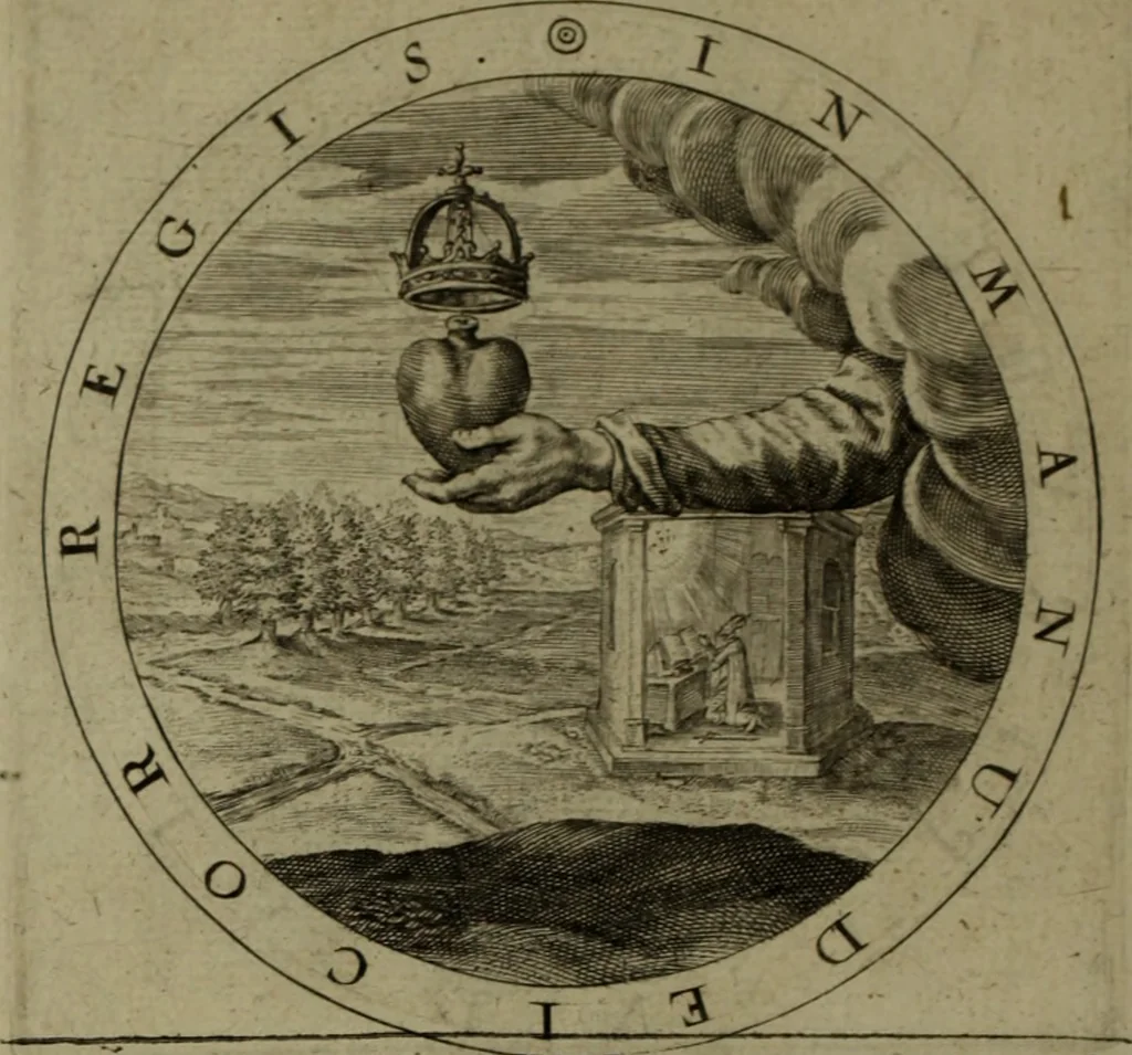 An illustration from A collection of emblemes, ancient and moderne : quickened vvith metricall illvstrations, both morall and divine, and disposed into lotteries, that instruction and good counsell may bee furthered by an honest and pleasant recreation, 1635, leaf 207