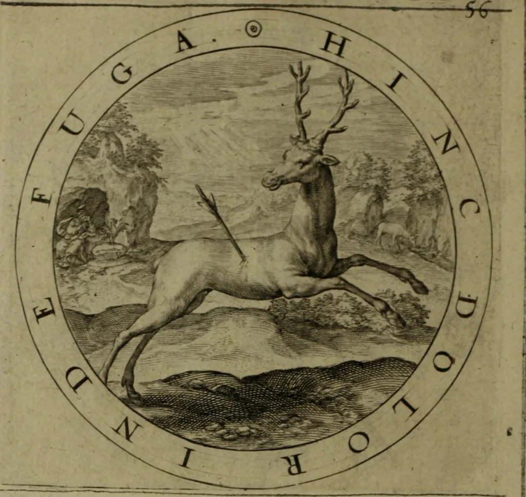 An illustration from A collection of emblemes, ancient and moderne : quickened vvith metricall illvstrations, both morall and divine, and disposed into lotteries, that instruction and good counsell may bee furthered by an honest and pleasant recreation, 1635, leaf 235