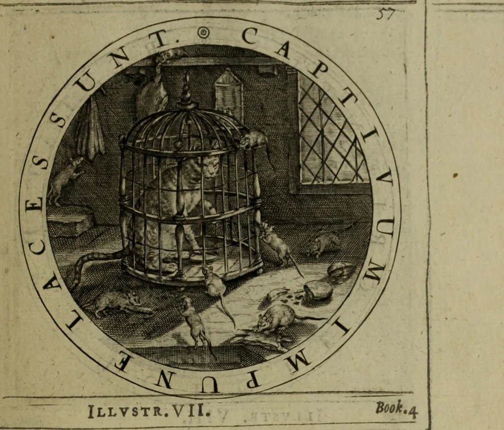 An illustration from A collection of emblemes, ancient and moderne : quickened vvith metricall illvstrations, both morall and divine, and disposed into lotteries, that instruction and good counsell may bee furthered by an honest and pleasant recreation, 1635, leaf 236