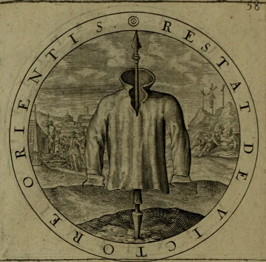 An illustration from A collection of emblemes, ancient and moderne : quickened vvith metricall illvstrations, both morall and divine, and disposed into lotteries, that instruction and good counsell may bee furthered by an honest and pleasant recreation, 1635, leaf 237