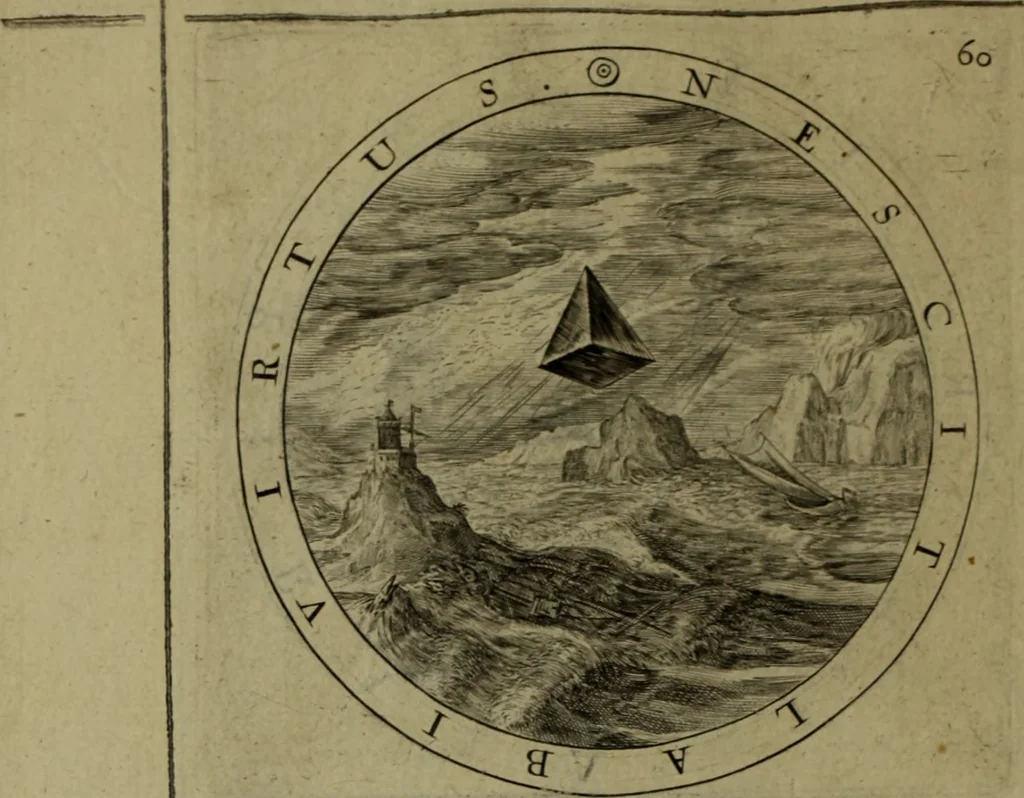 An illustration from A collection of emblemes, ancient and moderne : quickened vvith metricall illvstrations, both morall and divine, and disposed into lotteries, that instruction and good counsell may bee furthered by an honest and pleasant recreation, 1635, leaf 239