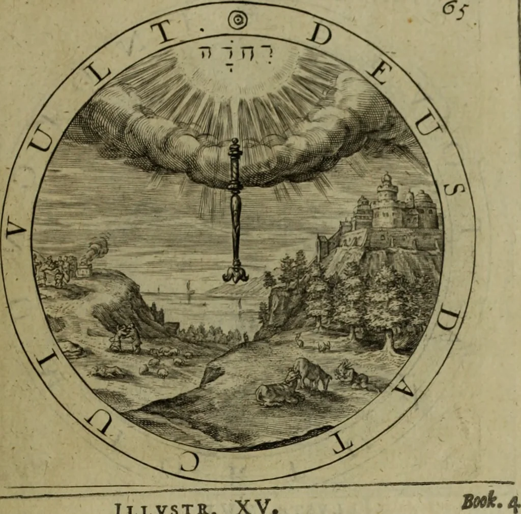 An illustration from A collection of emblemes, ancient and moderne : quickened vvith metricall illvstrations, both morall and divine, and disposed into lotteries, that instruction and good counsell may bee furthered by an honest and pleasant recreation, 1635, leaf 244