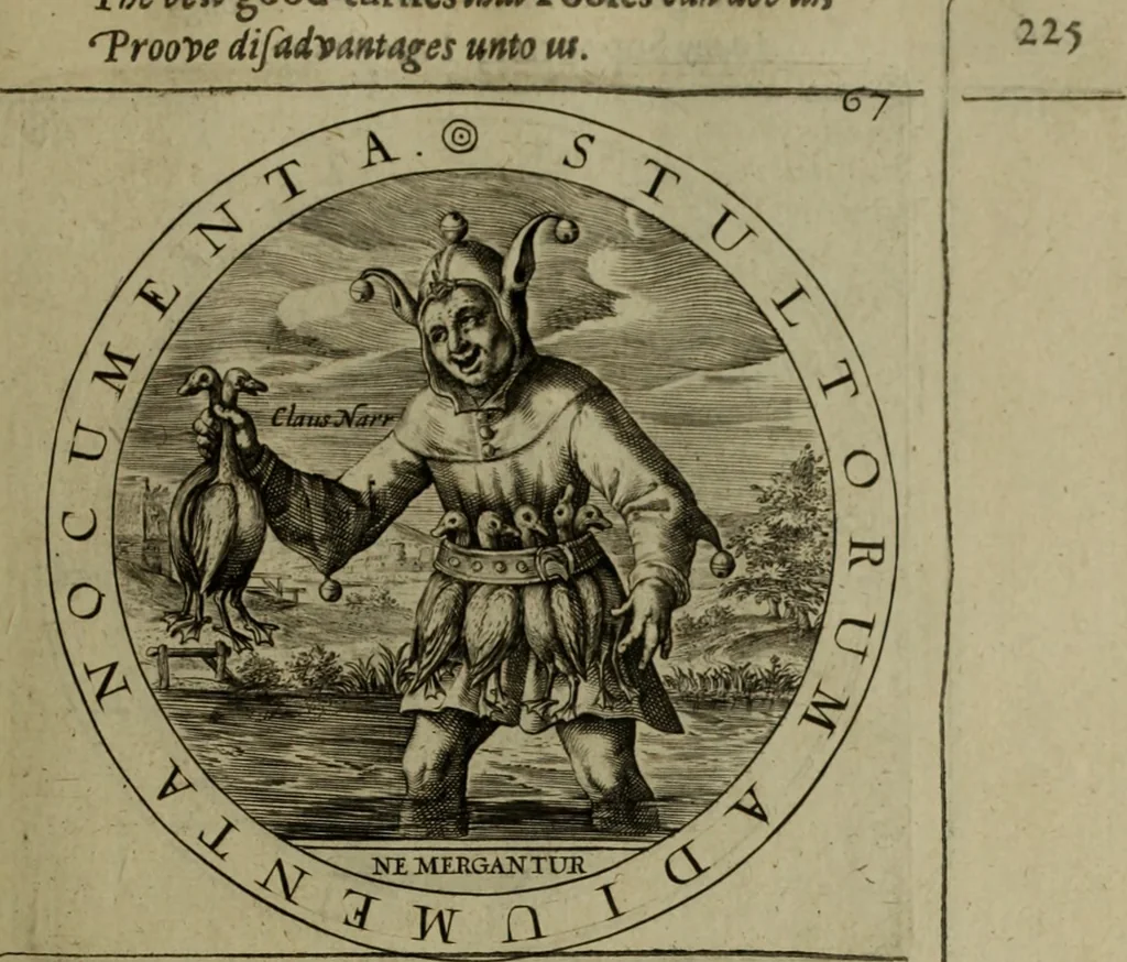 An illustration from A collection of emblemes, ancient and moderne : quickened vvith metricall illvstrations, both morall and divine, and disposed into lotteries, that instruction and good counsell may bee furthered by an honest and pleasant recreation, 1635, leaf 246