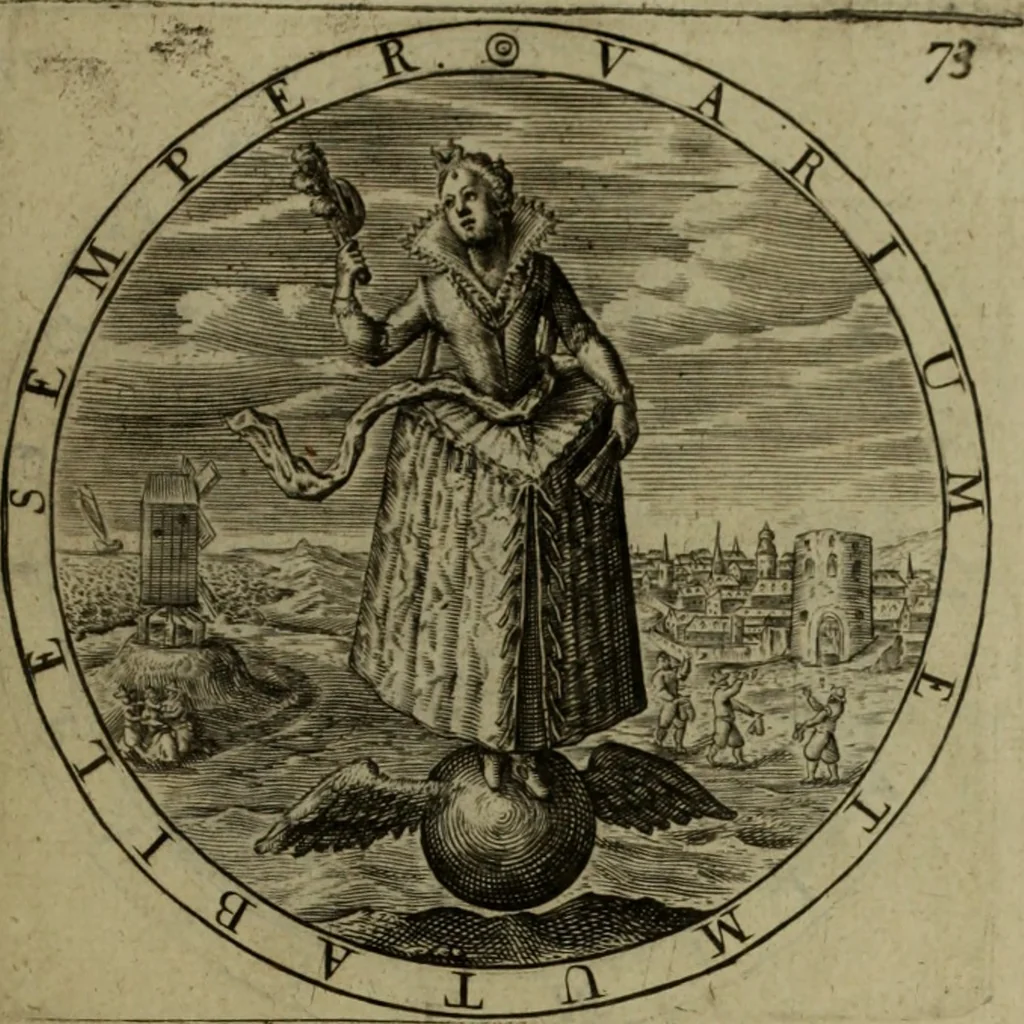 An illustration from A collection of emblemes, ancient and moderne : quickened vvith metricall illvstrations, both morall and divine, and disposed into lotteries, that instruction and good counsell may bee furthered by an honest and pleasant recreation, 1635, leaf 252
