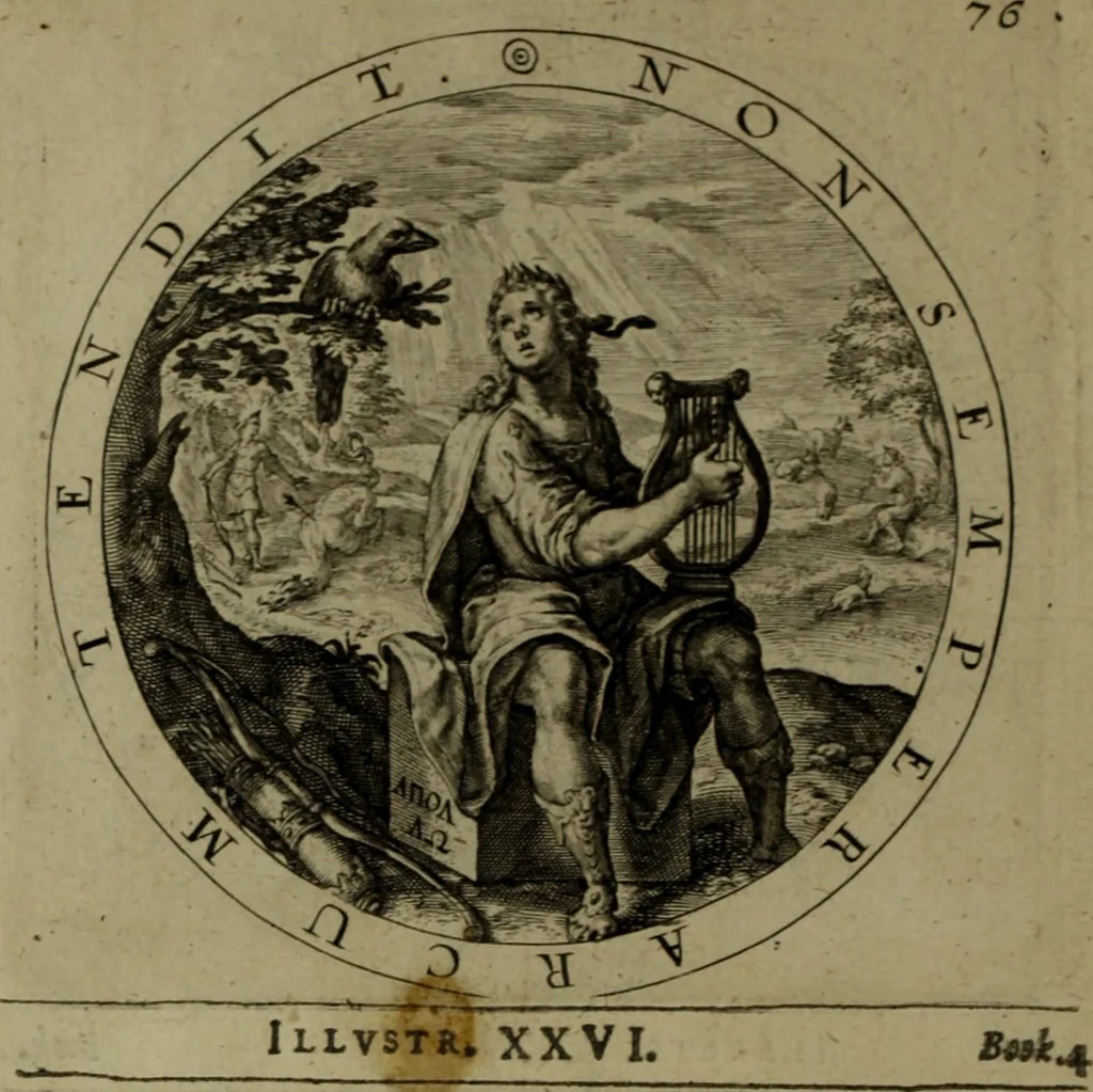 An illustration from A collection of emblemes, ancient and moderne : quickened vvith metricall illvstrations, both morall and divine, and disposed into lotteries, that instruction and good counsell may bee furthered by an honest and pleasant recreation, 1635, leaf 255