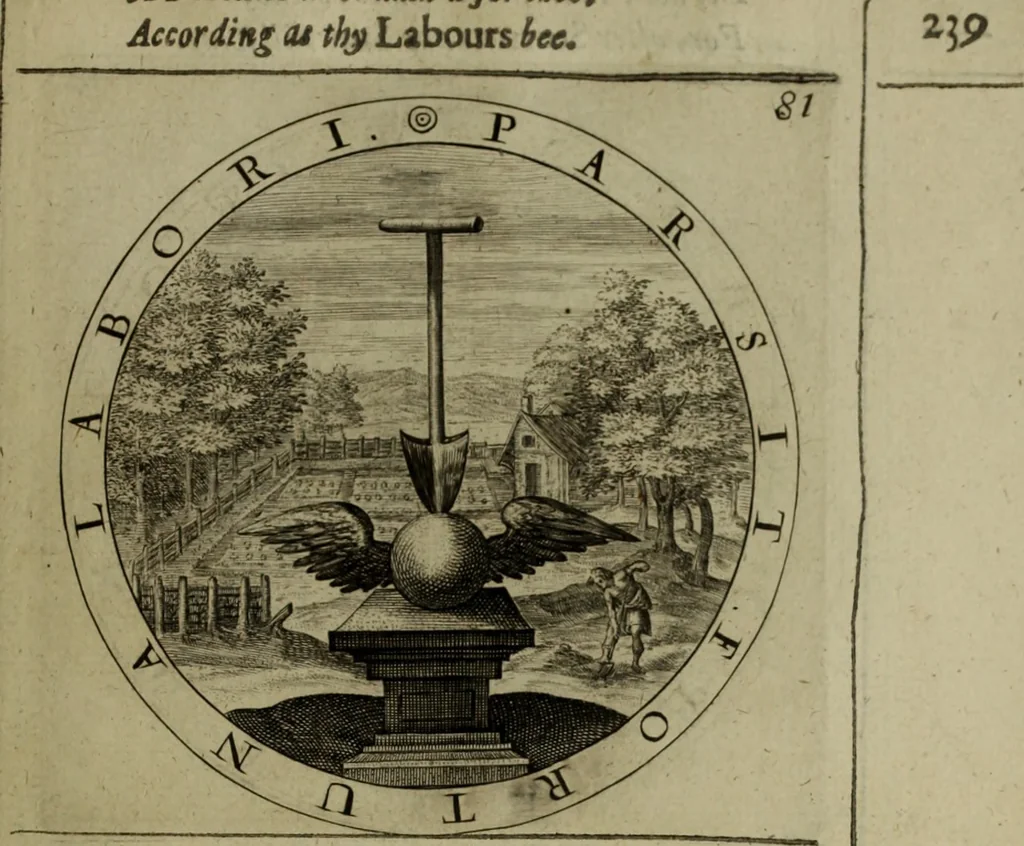 An illustration from A collection of emblemes, ancient and moderne : quickened vvith metricall illvstrations, both morall and divine, and disposed into lotteries, that instruction and good counsell may bee furthered by an honest and pleasant recreation, 1635, leaf 260