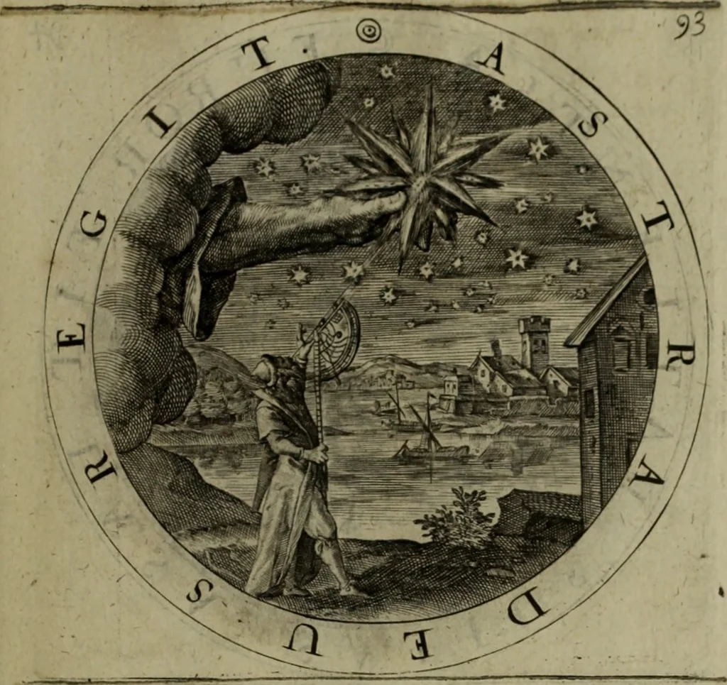 An illustration from A collection of emblemes, ancient and moderne : quickened vvith metricall illvstrations, both morall and divine, and disposed into lotteries, that instruction and good counsell may bee furthered by an honest and pleasant recreation, 1635, leaf 272