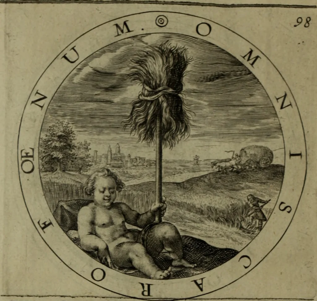 An illustration from A collection of emblemes, ancient and moderne : quickened vvith metricall illvstrations, both morall and divine, and disposed into lotteries, that instruction and good counsell may bee furthered by an honest and pleasant recreation, 1635, leaf 277