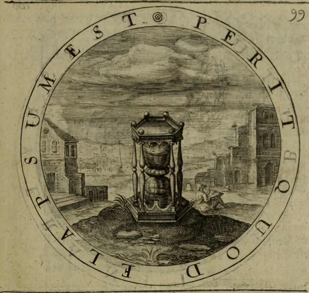 An illustration from A collection of emblemes, ancient and moderne : quickened vvith metricall illvstrations, both morall and divine, and disposed into lotteries, that instruction and good counsell may bee furthered by an honest and pleasant recreation, 1635, leaf 278