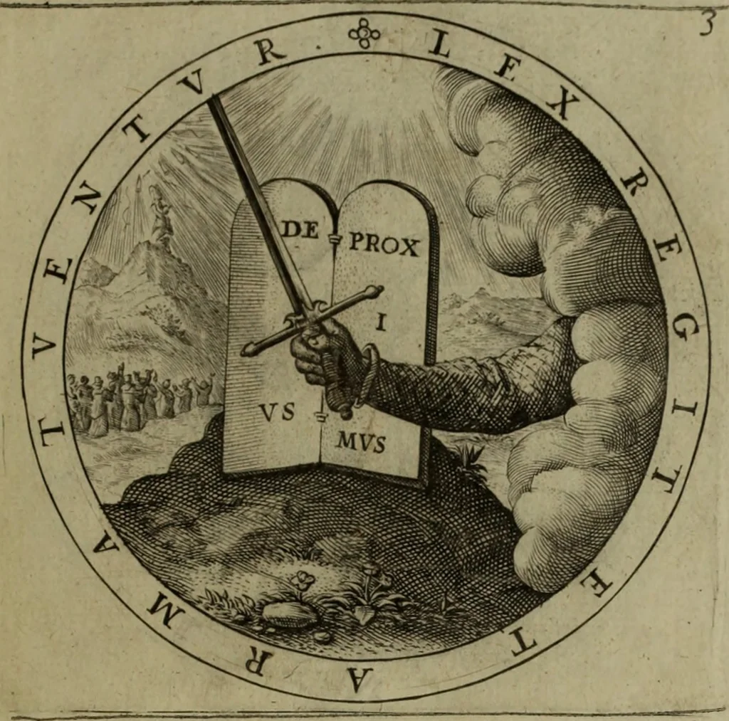 An illustration from A collection of emblemes, ancient and moderne : quickened vvith metricall illvstrations, both morall and divine, and disposed into lotteries, that instruction and good counsell may bee furthered by an honest and pleasant recreation, 1635, leaf 28