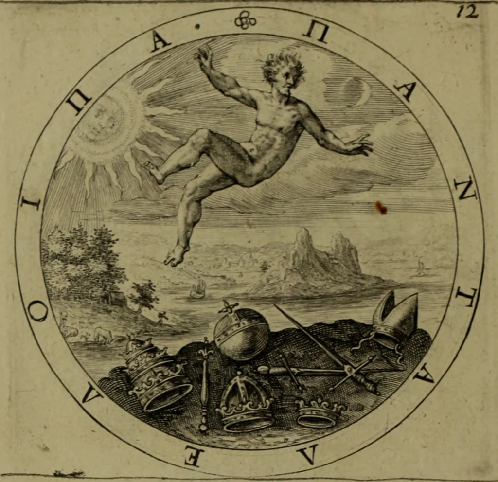 An illustration from A collection of emblemes, ancient and moderne : quickened vvith metricall illvstrations, both morall and divine, and disposed into lotteries, that instruction and good counsell may bee furthered by an honest and pleasant recreation, 1635, leaf 37