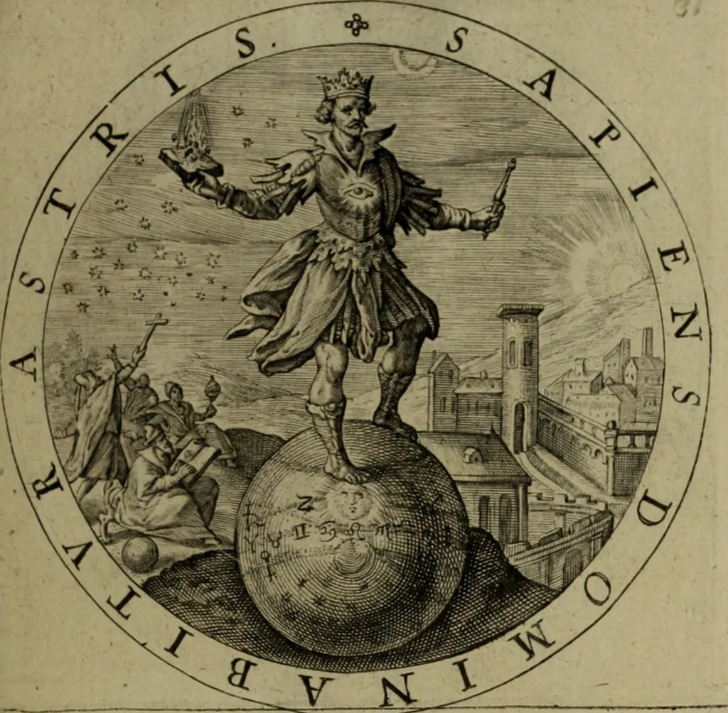 An illustration from A collection of emblemes, ancient and moderne : quickened vvith metricall illvstrations, both morall and divine, and disposed into lotteries, that instruction and good counsell may bee furthered by an honest and pleasant recreation, 1635, leaf 56