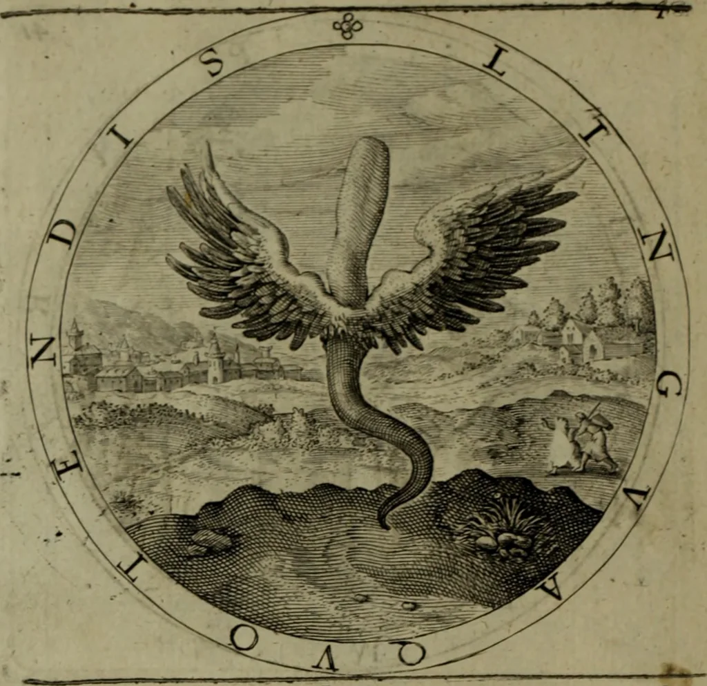 An illustration from A collection of emblemes, ancient and moderne : quickened vvith metricall illvstrations, both morall and divine, and disposed into lotteries, that instruction and good counsell may bee furthered by an honest and pleasant recreation, 1635, leaf 67