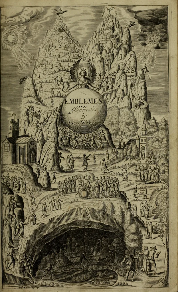 An illustration from A collection of emblemes, ancient and moderne : quickened vvith metricall illvstrations, both morall and divine, and disposed into lotteries, that instruction and good counsell may bee furthered by an honest and pleasant recreation, 1635, leaf 8