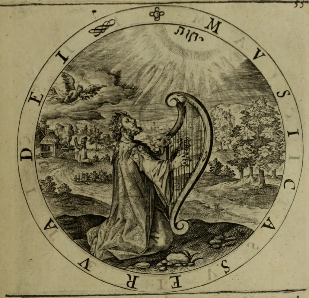 An illustration from A collection of emblemes, ancient and moderne : quickened vvith metricall illvstrations, both morall and divine, and disposed into lotteries, that instruction and good counsell may bee furthered by an honest and pleasant recreation, 1635, leaf 96