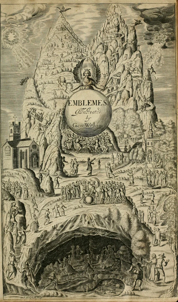 An illustration from A collection of emblemes, ancient and moderne : quickened vvith metricall illustrations, both morall and divine : and disposed into lotteries ..., 1635, leaf 10