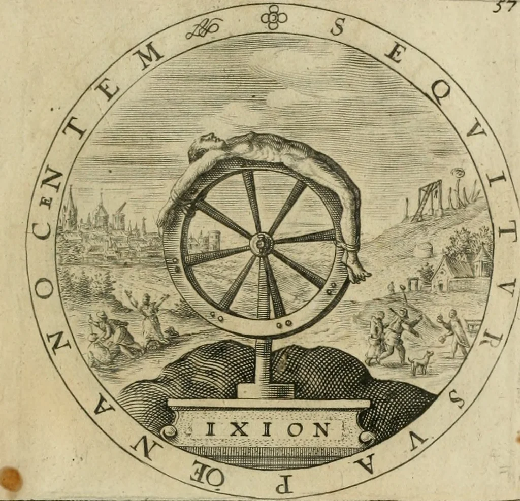 An illustration from A collection of emblemes, ancient and moderne : quickened vvith metricall illustrations, both morall and divine : and disposed into lotteries ..., 1635, leaf 102
