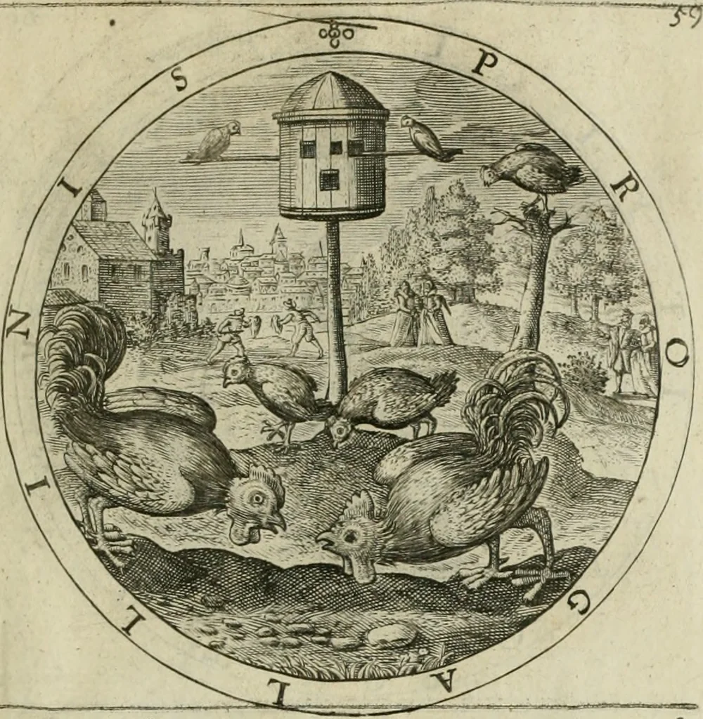 An illustration from A collection of emblemes, ancient and moderne : quickened vvith metricall illustrations, both morall and divine : and disposed into lotteries ..., 1635, leaf 104